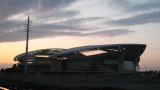 臨場感があるスタジアム