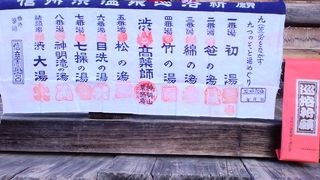 巡浴祈願手ぬぐいを片手に