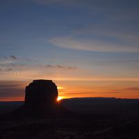 朝日が昇る瞬間。。
