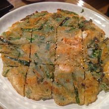 海鮮にらチヂミ