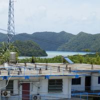 海側の部屋じゃないが、反対側の海が見える。