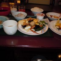 種類豊富な朝食バイキング