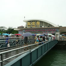 アモイから船ですぐ