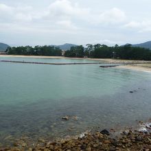 海（菊ヶ浜）を見渡せます