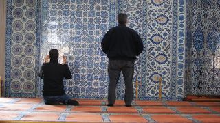 エジプシャンバザール近くの、こじんまりしたモスク