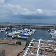 併設のマリーナ