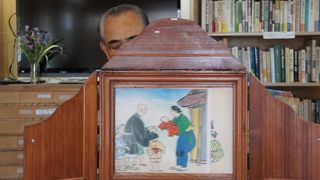 良寛さんの紙芝居を見せていただきました