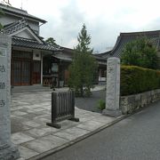 旧寺町の寺院のひとつ