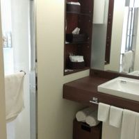 おしゃれなバスルームで満足♪