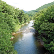 オホーツク海に注ぐ清らかな川