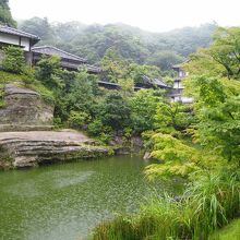 雨模様でも趣きがあります