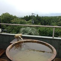 風呂に屋根はありませんでした。