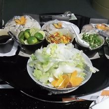 フォーのトッピング