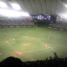 東京ドーム２階席より