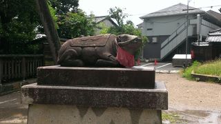 牛と梅がいっぱいの受験の神様