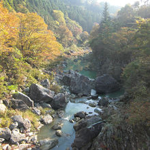 色づいた木々が雰囲気を盛り上げます