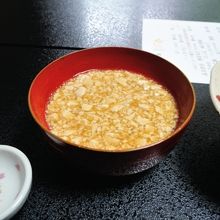 特に美味しかった「八杯（はちへい）豆腐」