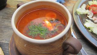 郷土料理だというスープがおいしかった！