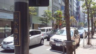 一歩入った高級有名ブランド通り・・「銀座並木通り」～銀座～