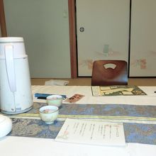 バラのお茶が置いてありました