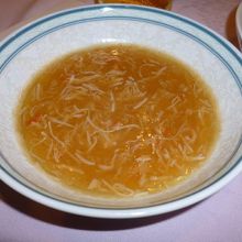 フカヒレの蟹肉入りスープ