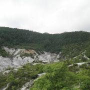 五色温泉から登山道がつづく