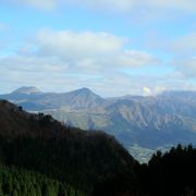 阿蘇五岳を南側から一望できます