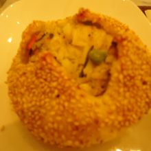 蓮根や枝豆が入ってパン