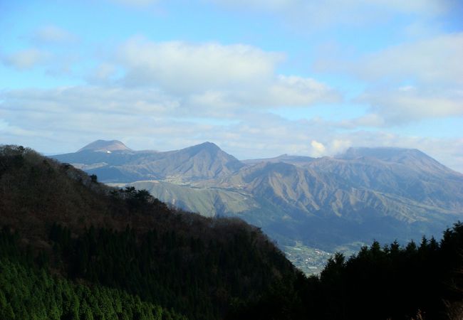 阿蘇五岳を南側から一望できます