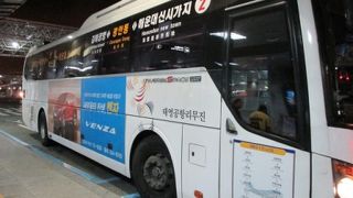 空港リムジン　釜山駅まで４０分