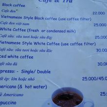 アルコールメニューもあります