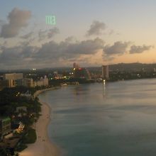 タモン湾方面の景色です