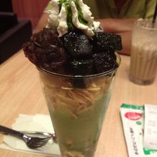 抹茶パフェの裏側