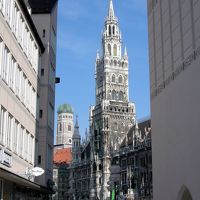 ミュンヘンの旧市街。ホテルから近いです。