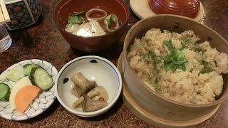 深川飯の有名店です。