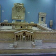 パルミラ遺跡の全体模型