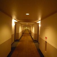部屋への廊下