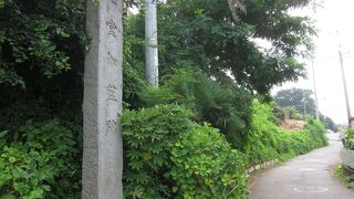 田んぼと畑、住宅地…だけど昔は繁栄していた？