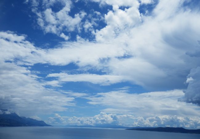 すばらしい海岸線の景色