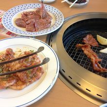 焼肉のセット