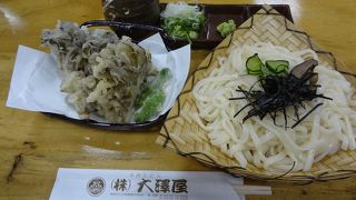 水沢うどんを食べに