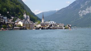 小さな湖畔の町