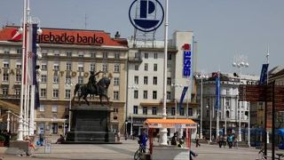 賑やかなザグレブの顔