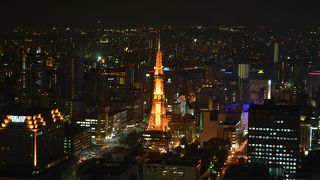 札幌市内を一望