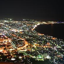 函館山からの夜景のワンショット