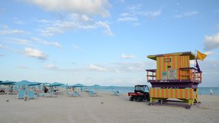 横にずっとビーチが広がって素敵