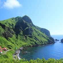 桃台猫台から見た猫岩