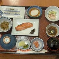 朝食　部屋ごとの個室で食べるのがうれしい