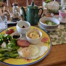 お野菜が美味しい朝食