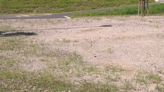 去年できた新しい公園です